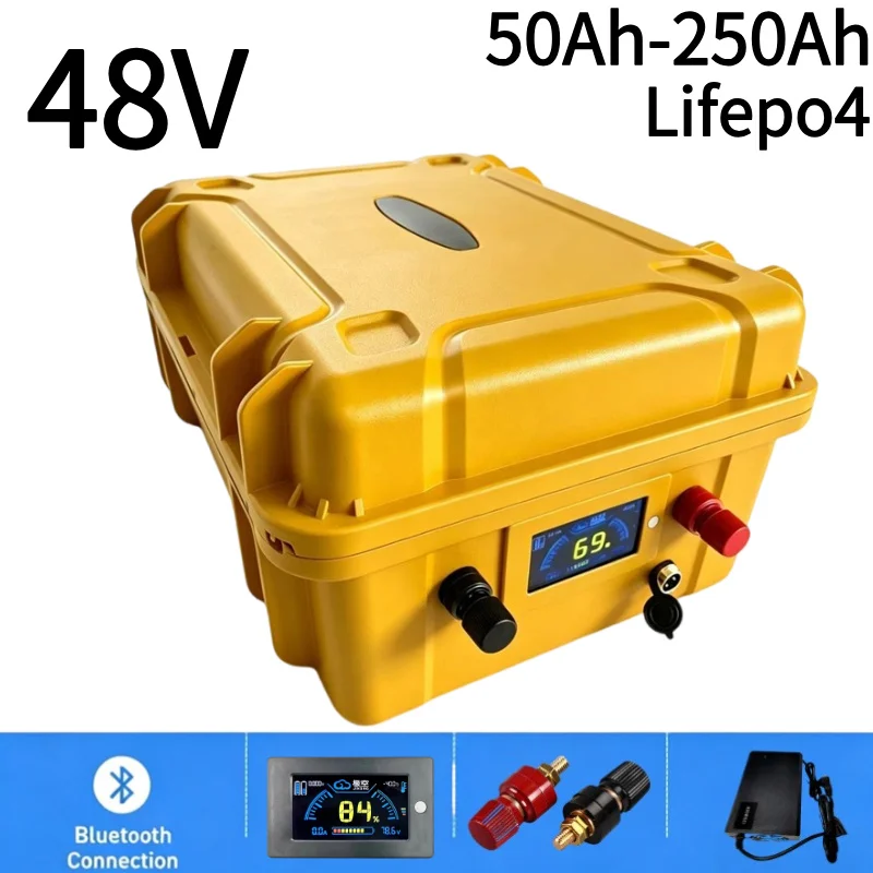 Lifepo4 48V 50Ah Golf Cart - Bateria LiFePO4 à prova d'água JUN