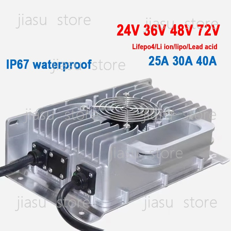 Lifepo4 Charger 48V 20A - Carregador 48V 35A 30A 72V 25A