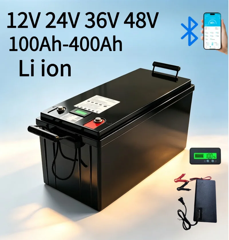 12V 100Ah Lifepo4 Bluetooth Bms - Bateria Bluetooth BMS Li-ion/LiFePO4 12V 24V