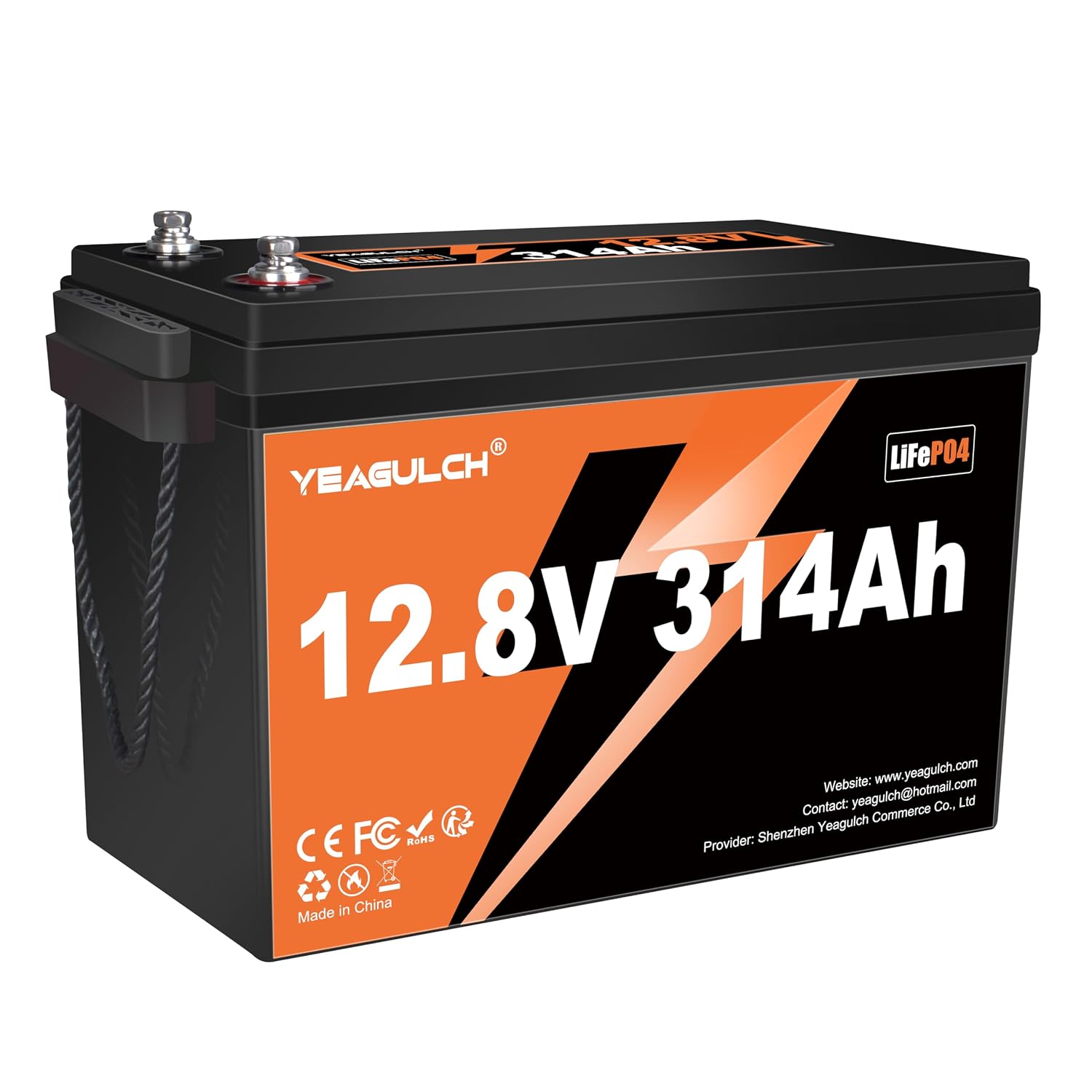 Lifepo4 12V 300Ah Deep Cycle - Bateria de lítio LiFePO4 12V 300Ah