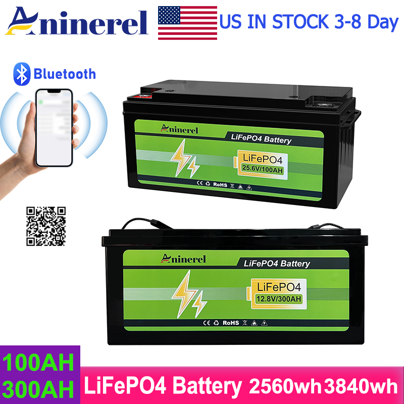Lifepo4 Battery 24V 100Ah Trolling Motor - Bateria de Lítio LiFePO4 Aninerel 3840Wh