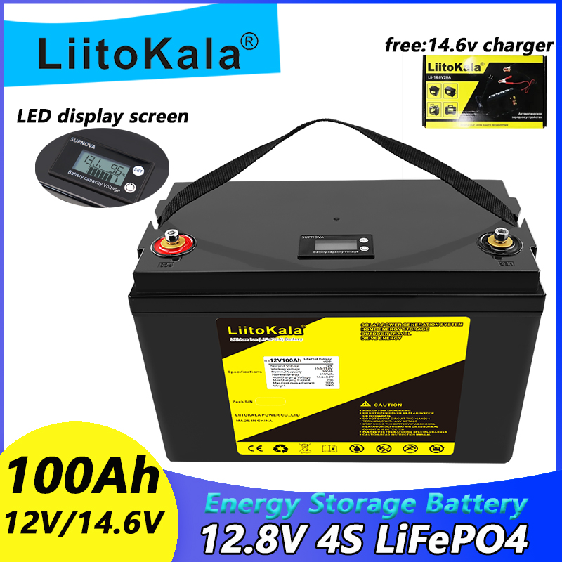 Lifepo4 12V 300Ah Deep Cycle - Liitokala 12.8v 30a 90ah lifepo4 bateria
