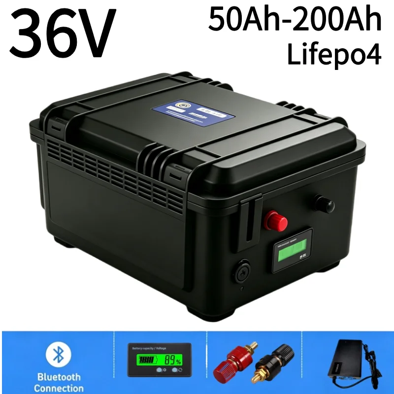 Lifepo4 48V 50Ah Golf Cart - Bateria LiFePO4 36V 50Ah-200Ah com BMS