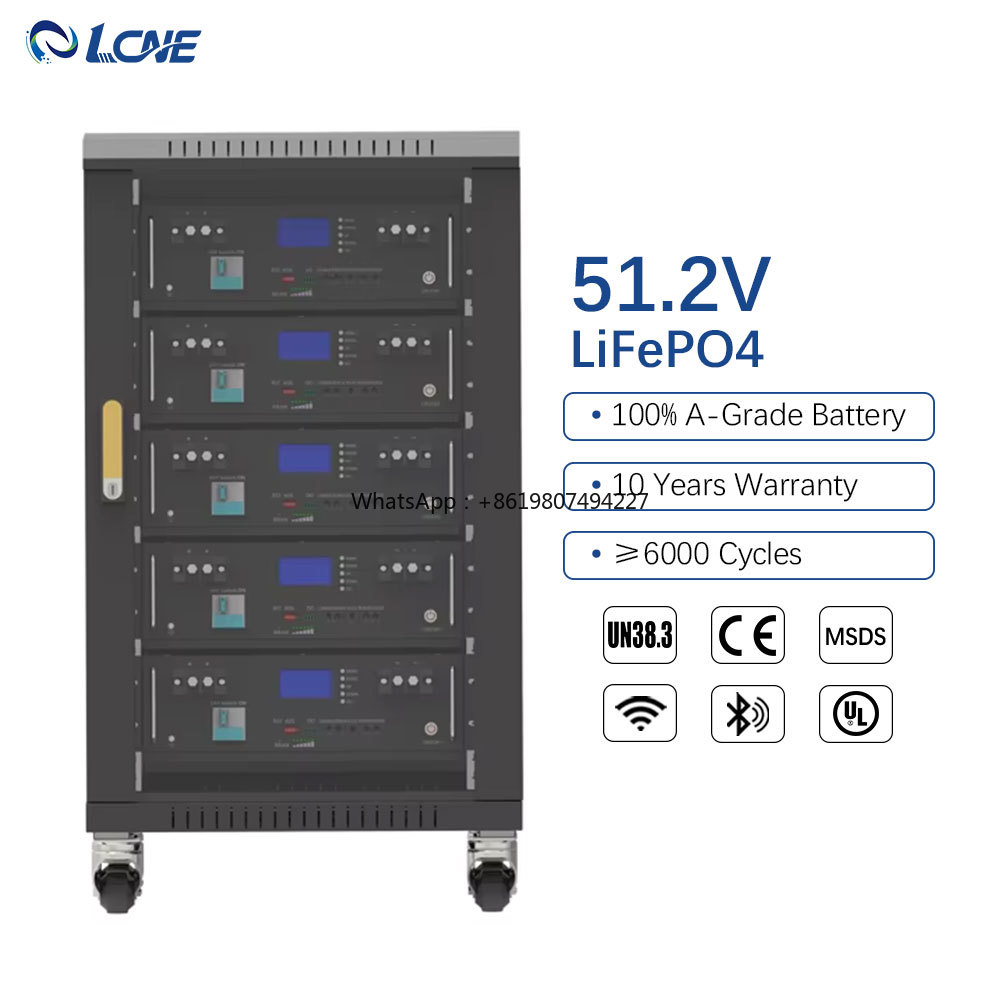 Lifepo4 48V 100Ah Server Rack - Bateria de Íon de Lítio Montada