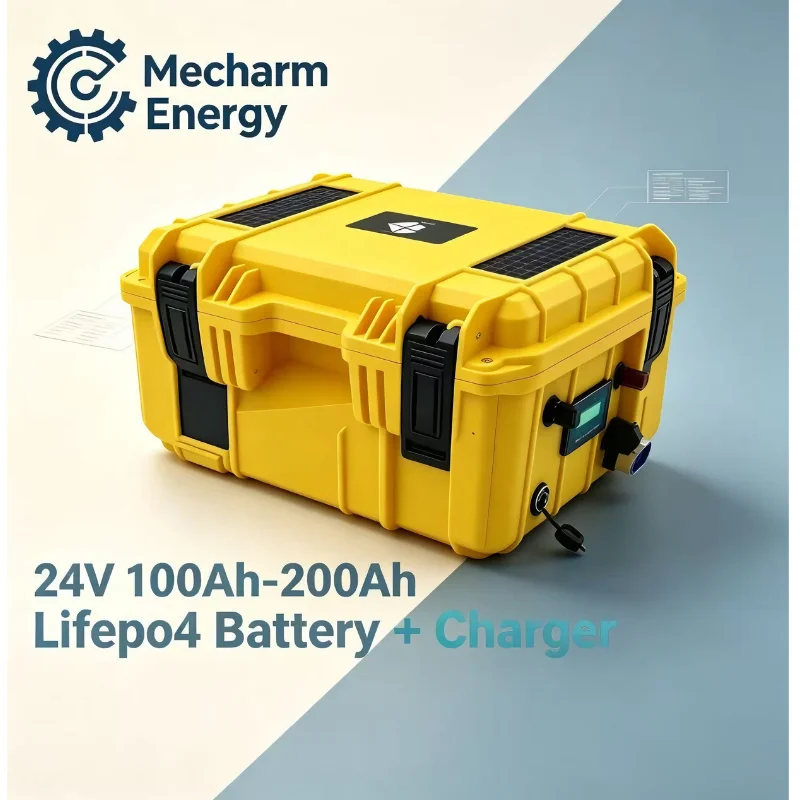 Lifepo4 Battery 24V 100Ah Trolling Motor - Bateria LiFePO4 24V 100Ah-300Ah com BMS.