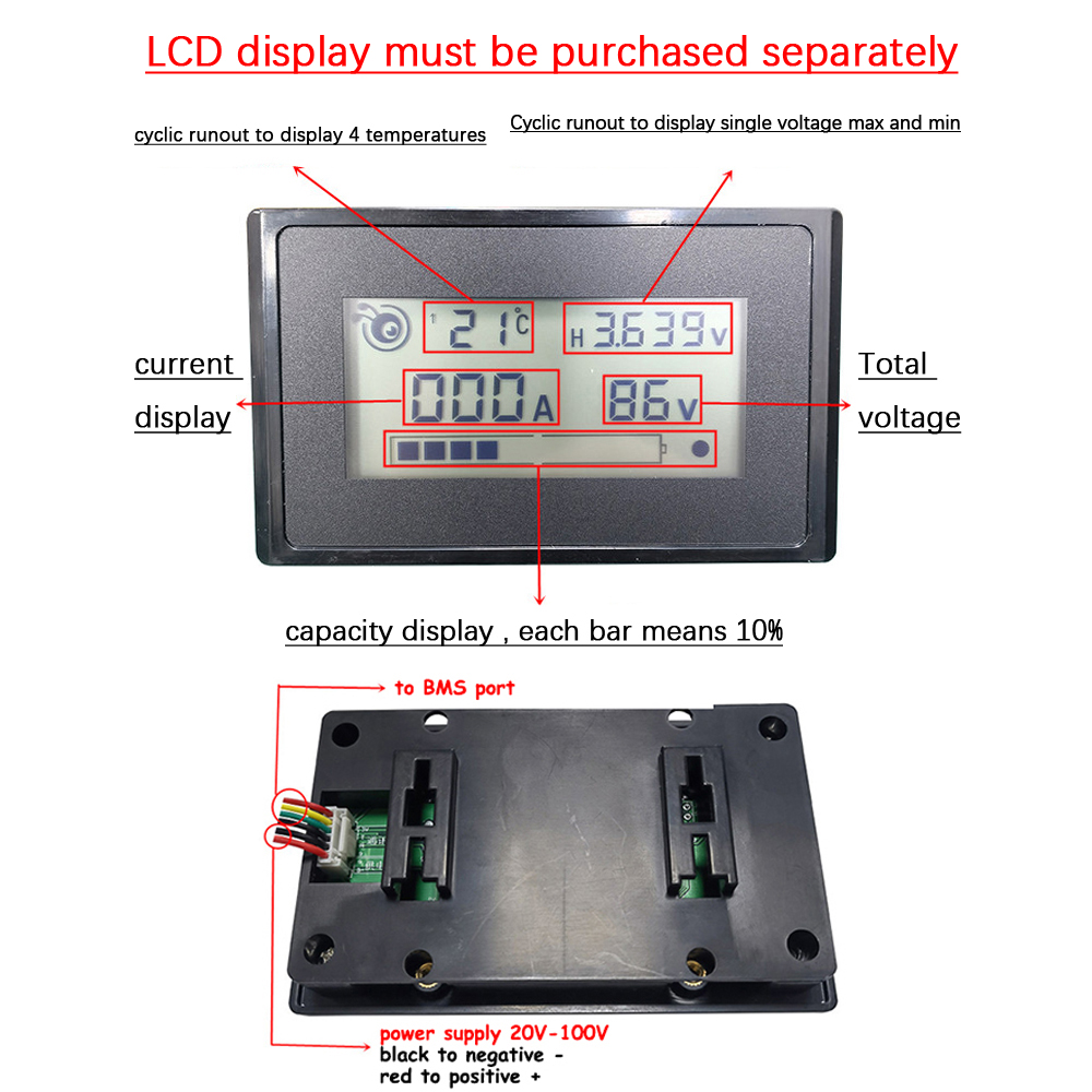 Placa de Proteção para Veículo - Smart Bms 16S 48V 200A Bluetooth avaliação e preço