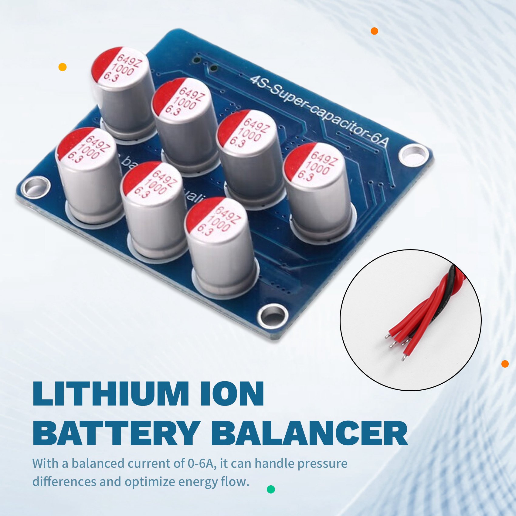 A84E-4X 4S 6A Equalizador Ativ - Battery Balancer 4S 12V Active Equalizer avaliação e preço