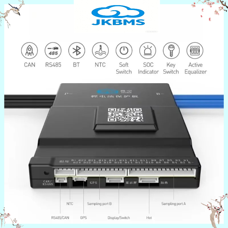 Baterias JKBMS 100A 120A 150A  - Lifepo4 Battery 24V 200Ah avaliação e preço