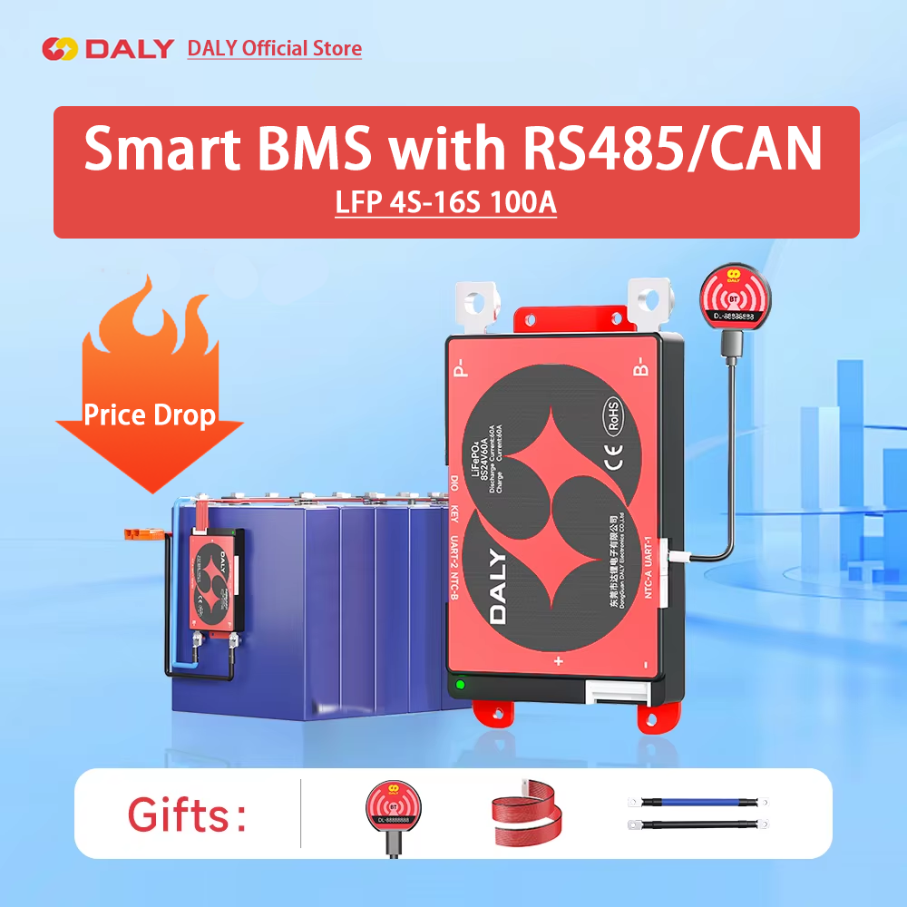 Daly Smart BMS 4S Lifepo4 12V  - Lifepo4 Battery 12V 100Ah avaliação e preço