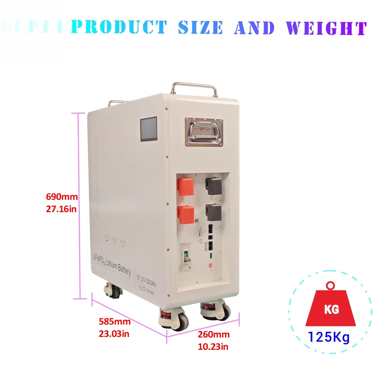 Rwt 48v 300ah bateria kit diy  - Lifepo4 Battery 51.2V 280Ah avaliação e preço