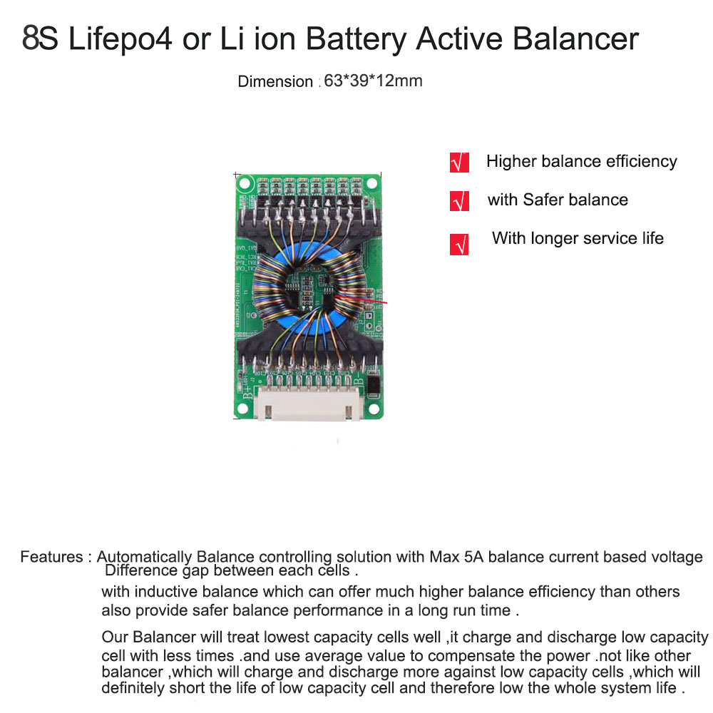 Balanceador e Equalizador Ativ - Battery Balancer 4S 12V Active Equalizer avaliação e preço