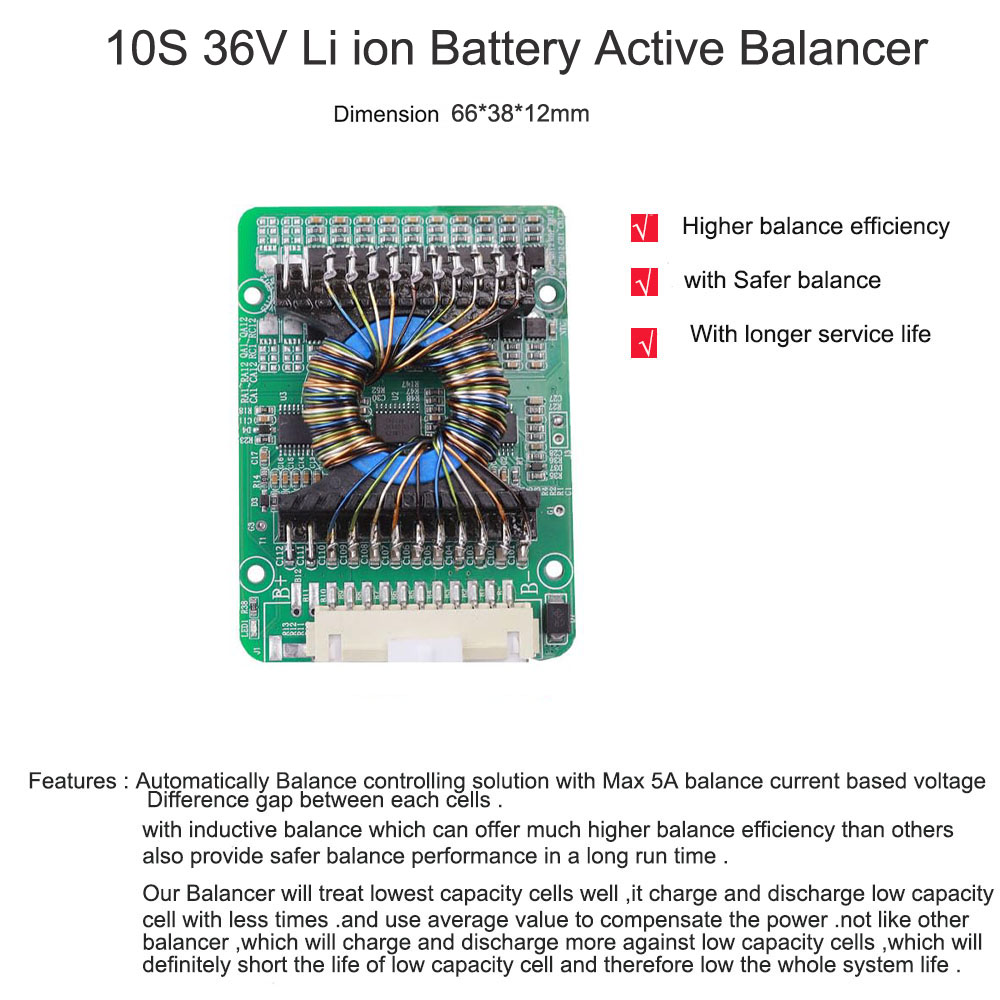Balanceador e Equalizador Ativ - Battery Balancer 4S 12V Active Equalizer avaliação e preço