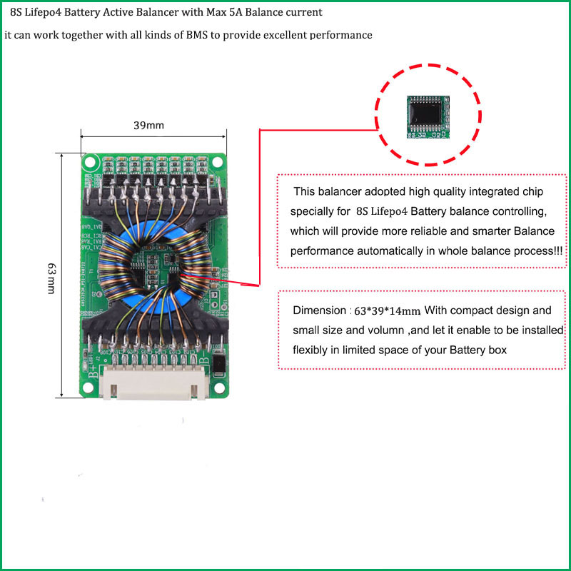 Balanceador de Bateria Ativo p - Battery Balancer 4S 12V Active Equalizer avaliação e preço