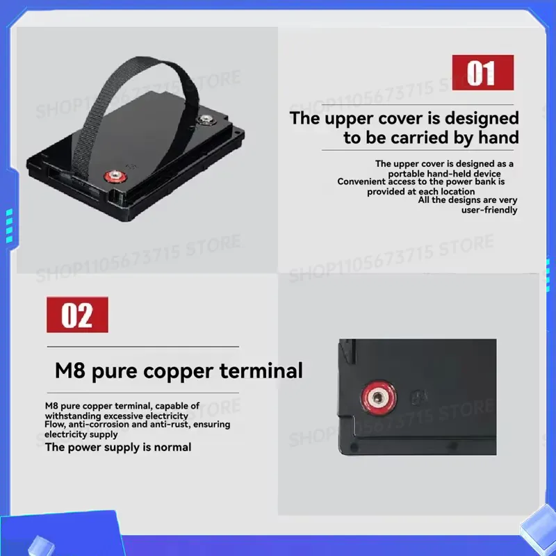 Caixa de Armazenamento de Bate - Lifepo4 Battery Box Diy 12V 100Ah avaliação e preço