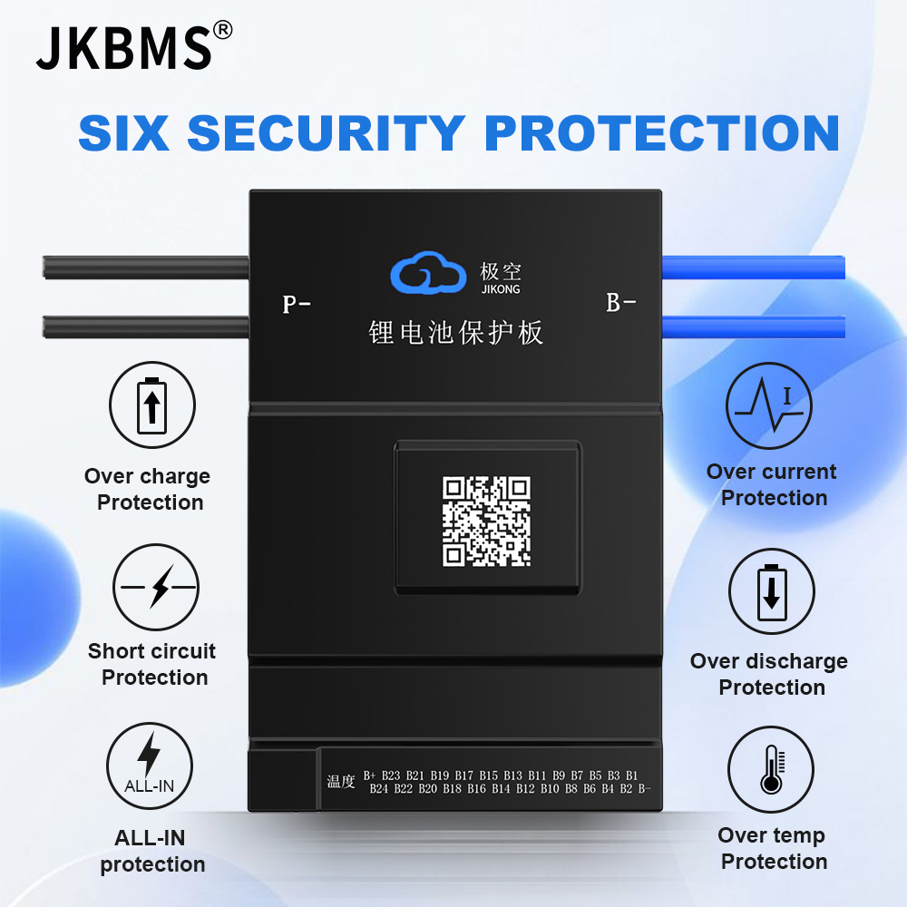 Bateria Inteligente JK-BMS Blu - Smart Bms 16S 48V 200A Bluetooth avaliação e preço