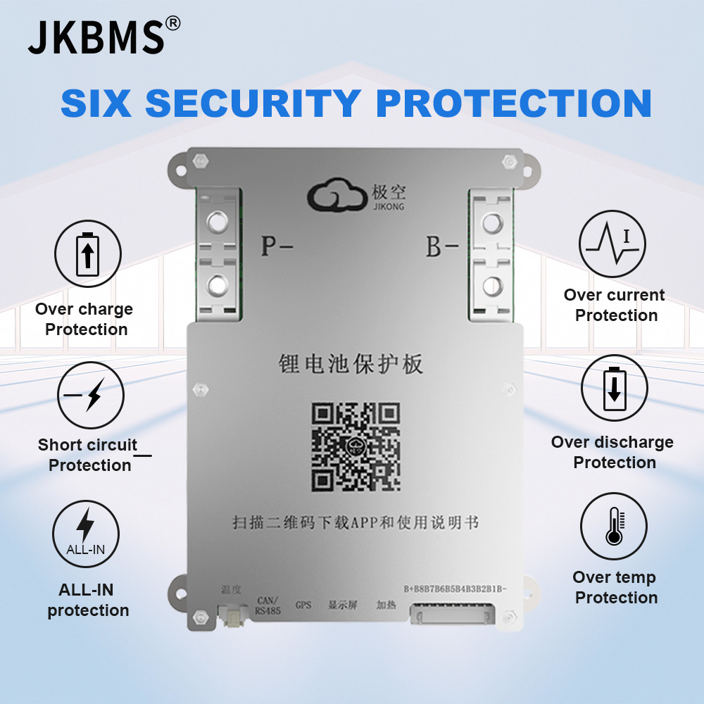 Bateria Inteligente JK-BMS Blu - Smart Bms 16S 48V 200A Bluetooth avaliação e preço