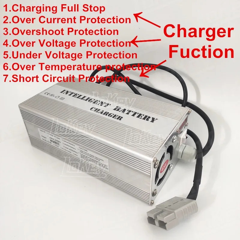 Carregador com bateria acidifi - Lifepo4 Charger 48V 20A avaliação e preço