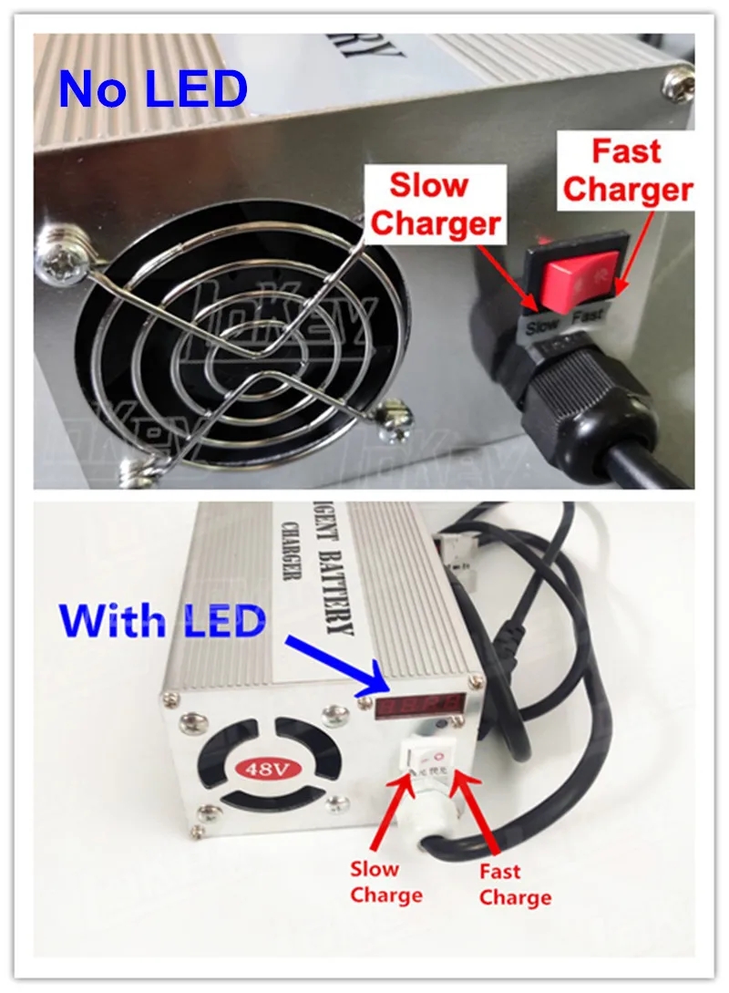 Carregador com bateria acidifi - Lifepo4 Charger 48V 20A avaliação e preço