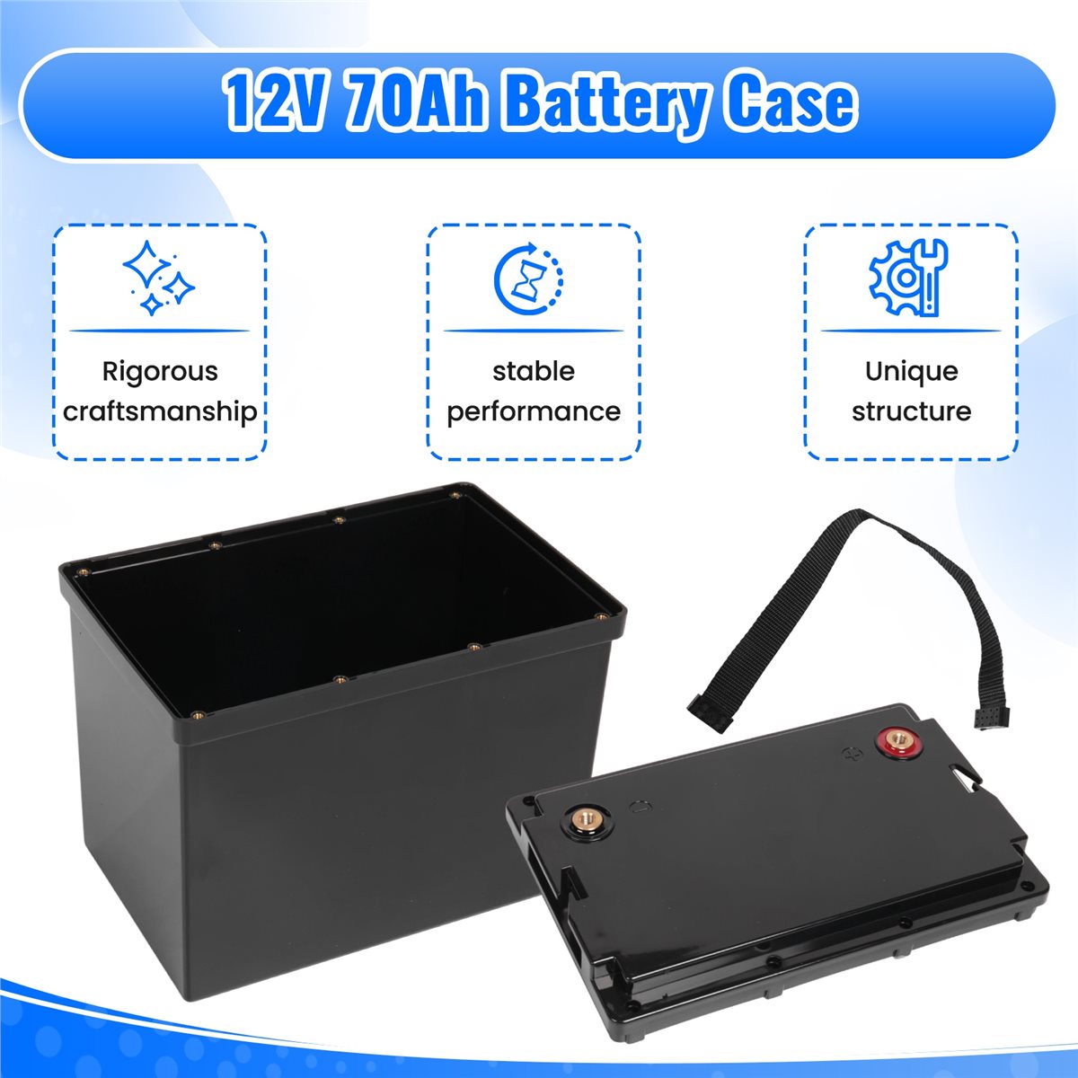 Caixa de Armazenamento Útil 12 - Lifepo4 Battery Box Diy 12V 100Ah avaliação e preço