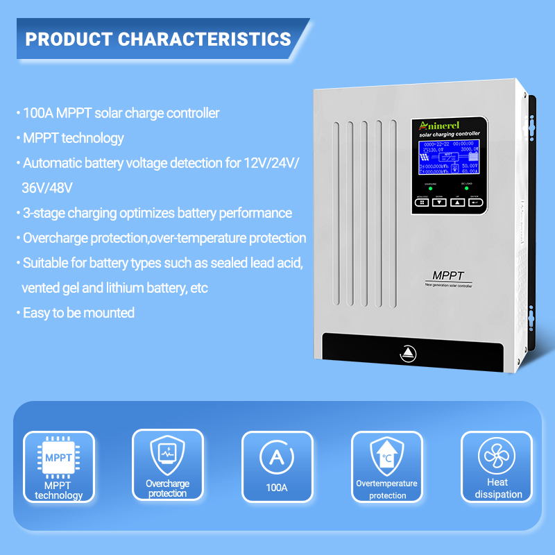 Controlador de Carga Solar Ani - Lifepo4 Battery 12V 100Ah avaliação e preço