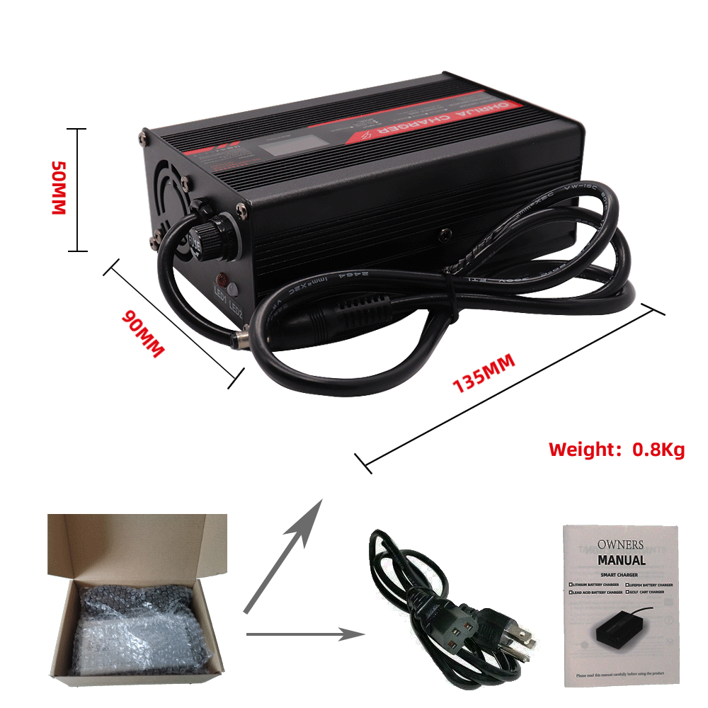 Carregador inteligente 58.4v 5 - Lifepo4 Charger 48V 20A avaliação e preço