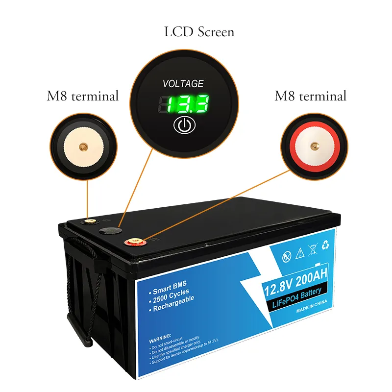 Baterias de Íon de Lítio 100Ah - Lifepo4 Battery 24V 200Ah avaliação e preço