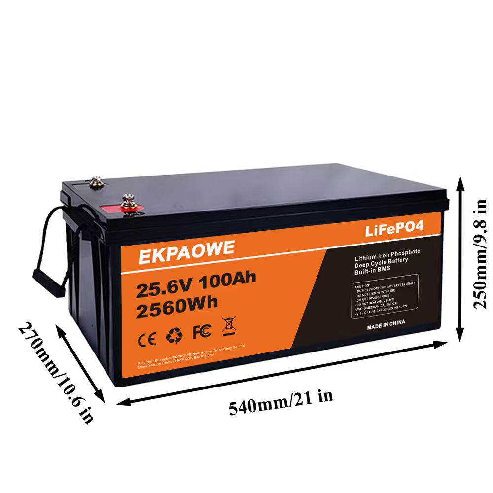 Bateria LiFePO4 EKPAOWE 24V 25 - Lifepo4 Battery 24V 100Ah Trolling Motor avaliação e preço