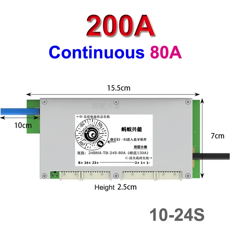 Placa de Proteção e Balanceame - Smart Bms 16S 48V 200A Bluetooth avaliação e preço