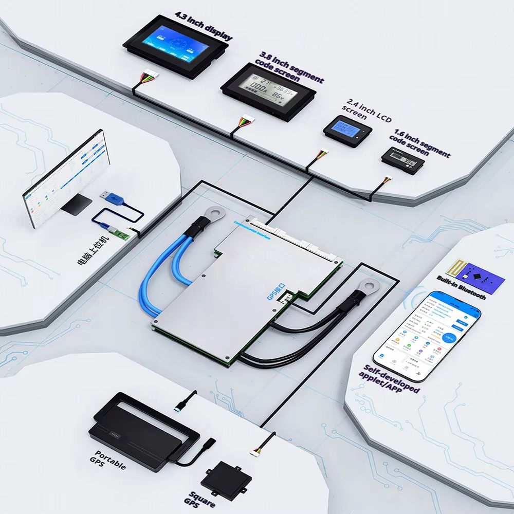 Ant bms 10s-24s 12s 13s 14s 16 - Smart Bms 16S 48V 200A Bluetooth avaliação e preço