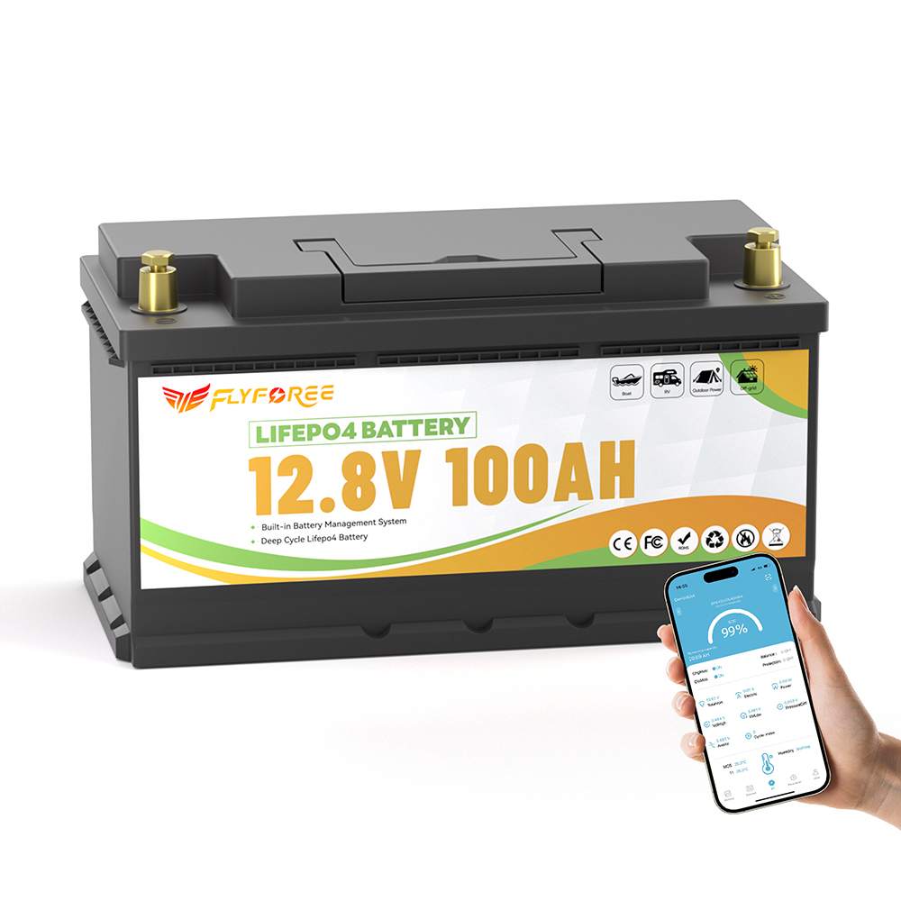 Bateria de Fosfato de Ferro Li - 12V 100Ah Lifepo4 Bluetooth Bms avaliação e preço