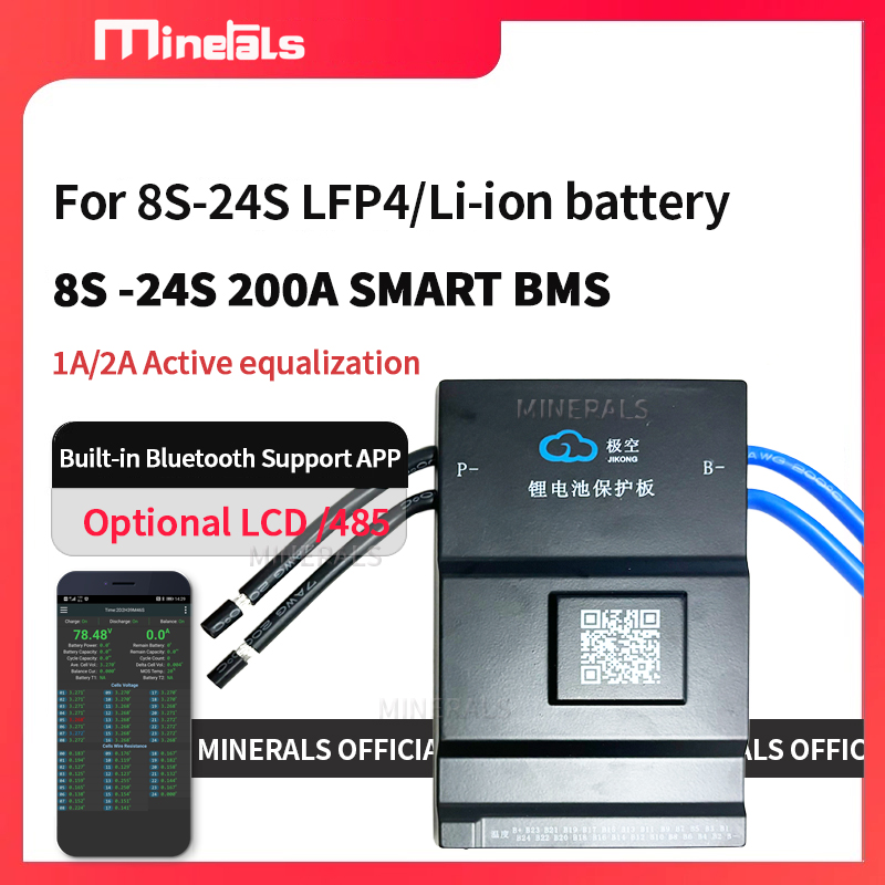Jikong Smart BMS JK 8s 24s 21s - Smart Bms 16S 48V 200A Bluetooth avaliação e preço