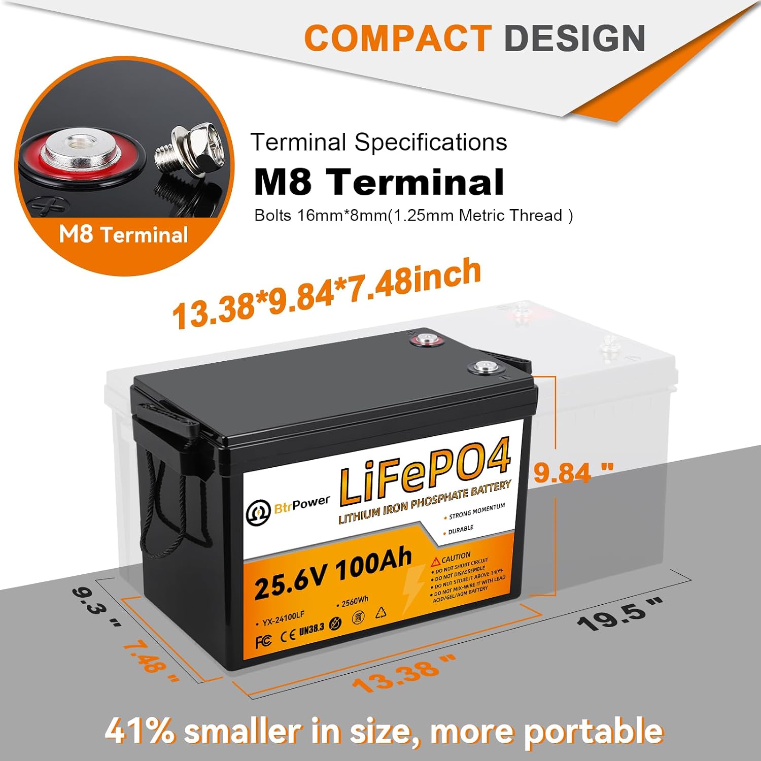 Pacote com 2 Baterias LiFePO4  - Lifepo4 Battery 24V 100Ah Trolling Motor avaliação e preço