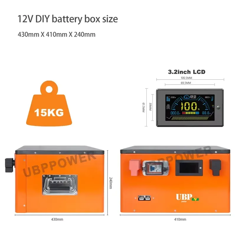 Kit de Caixa de Bateria DIY Li - Lifepo4 Battery 24V 200Ah avaliação e preço