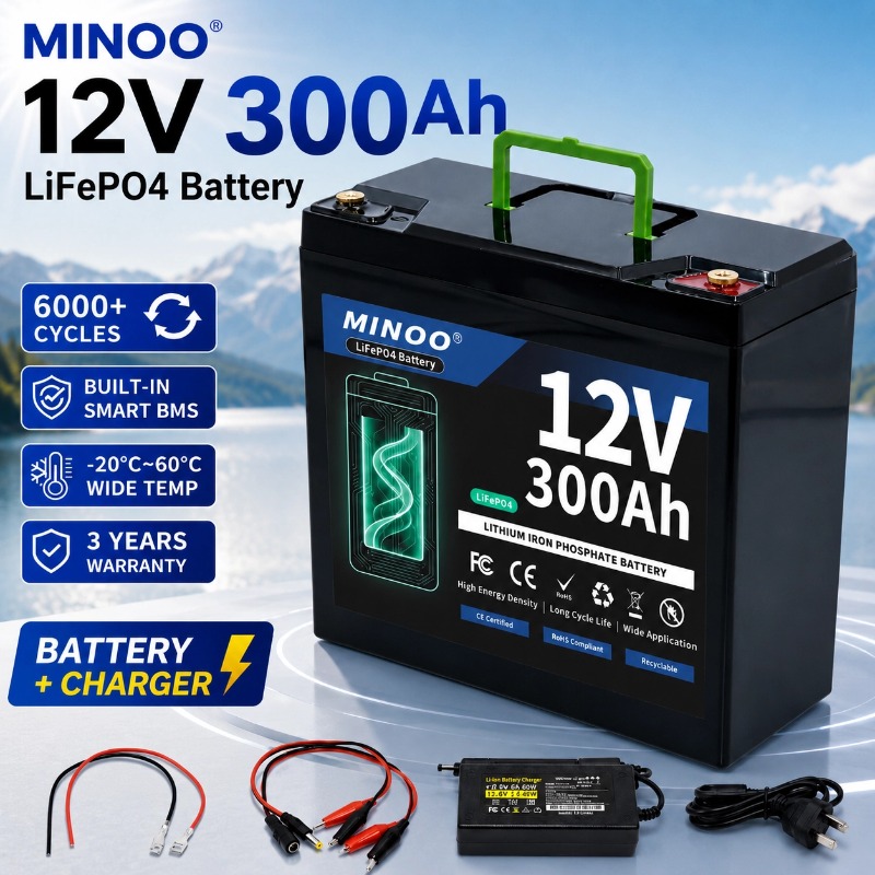 Bateria de lítio LiFePO4 de 12 - Lifepo4 12V 300Ah Deep Cycle avaliação e preço