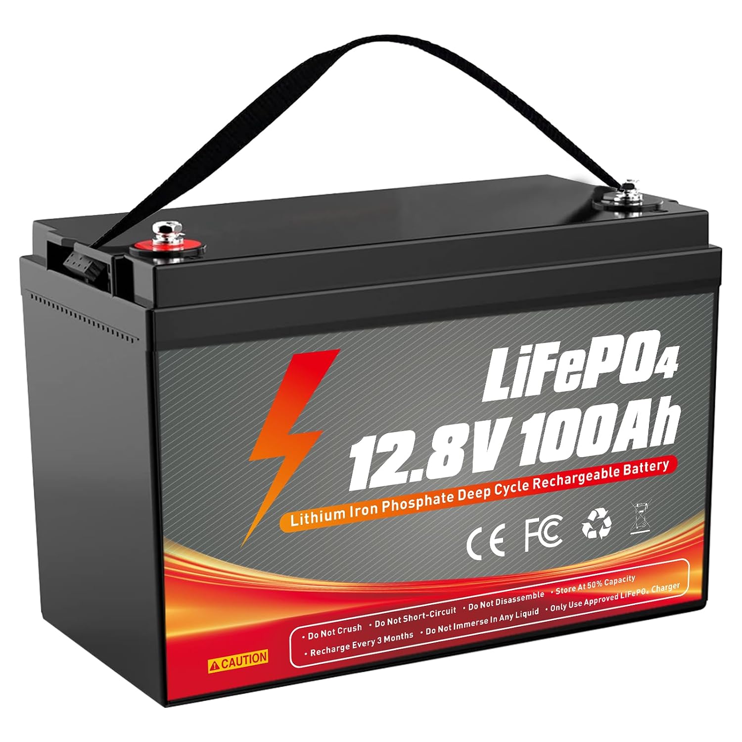 Bateria LiFePO4 12V 100Ah com  - Lifepo4 Battery 12V 100Ah avaliação e preço