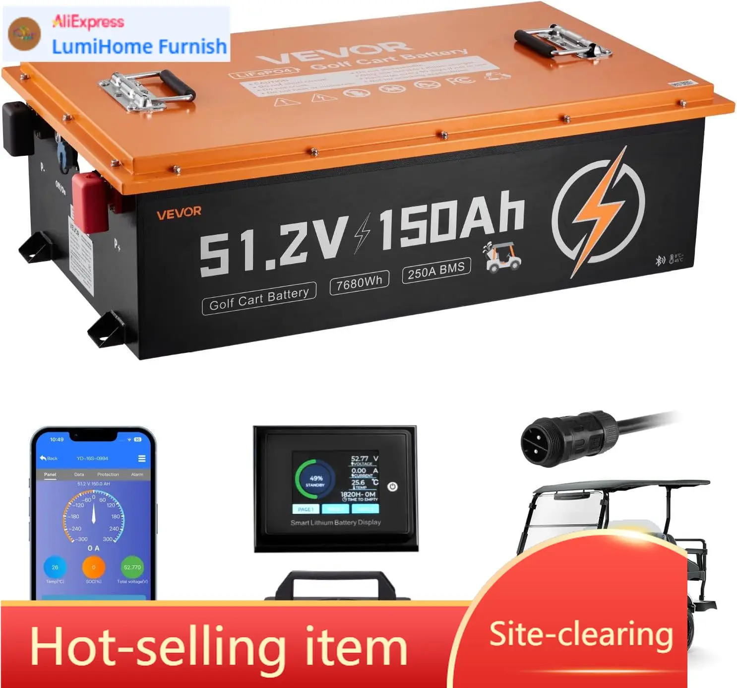 Bateria de Lítio para Carrinho - Lifepo4 Charger 48V 20A avaliação e preço