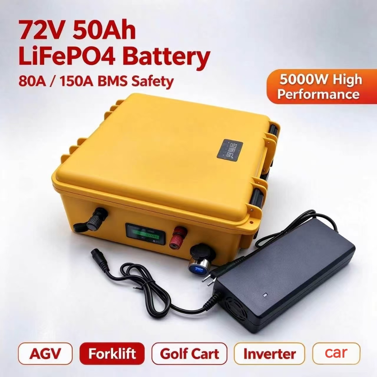 Bateria de lítio de alto desem - Lifepo4 48V 50Ah Golf Cart avaliação e preço